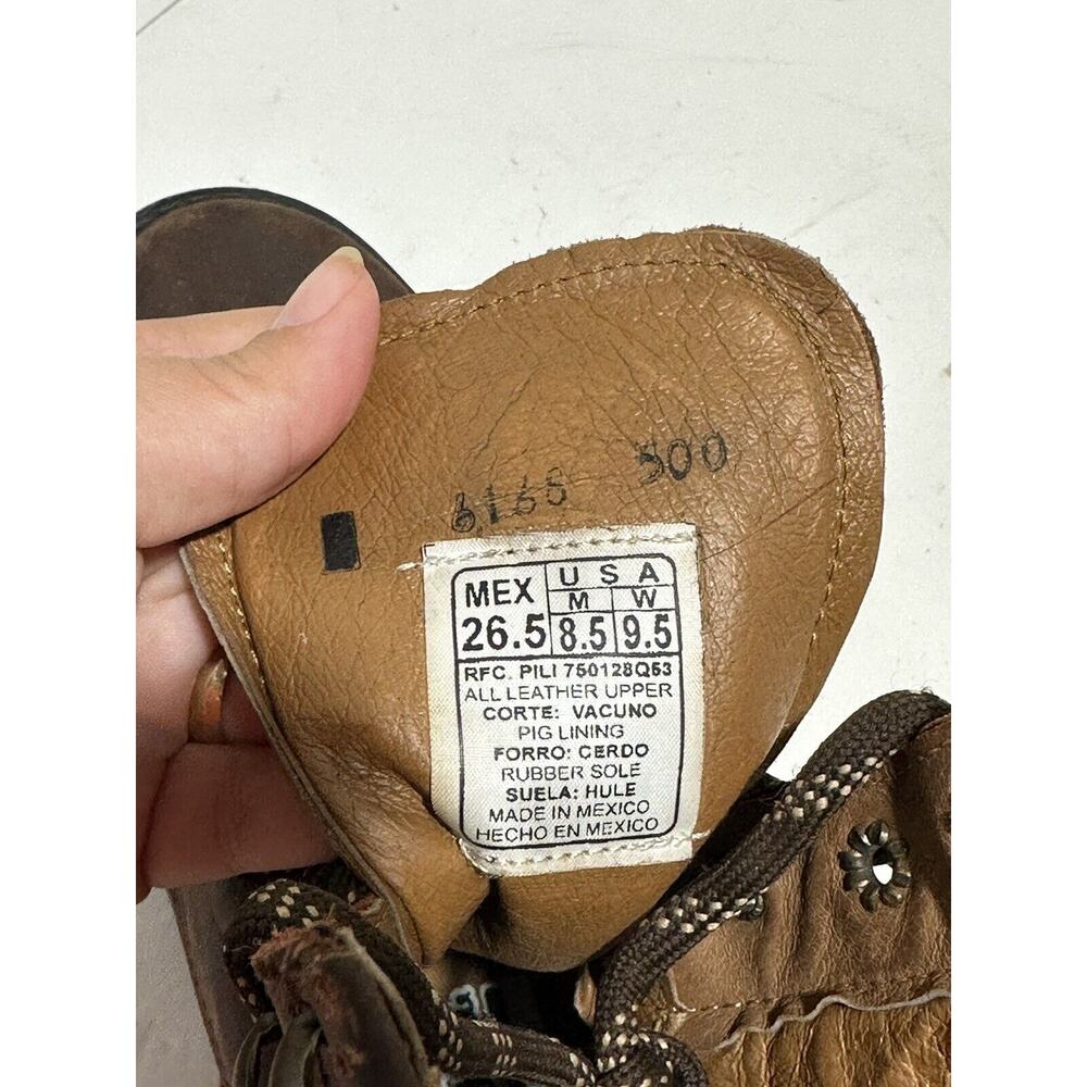 Silver Bull Mens Work boots leather waterproof oil resistance Sz men 8.5 - w 9.5 - Picture 9 of 11